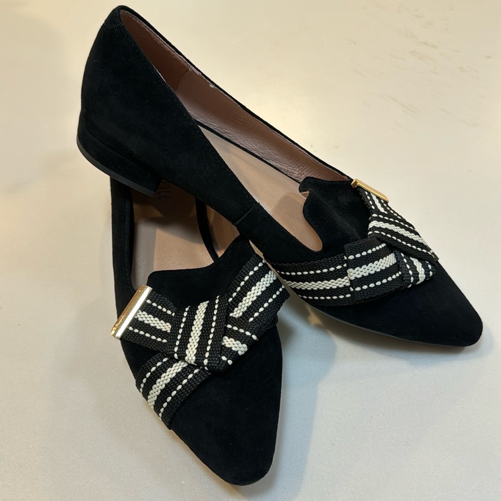 Joy & Peace black suede low heel US size 7.5